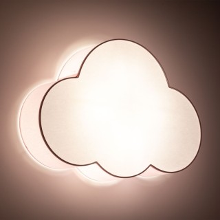 Plafonnier Cloud 4 lumières – blanc – en métal – style moderne