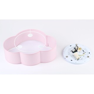 Plafonnier Cloud 2 lumières – blanc – en métal – style moderne