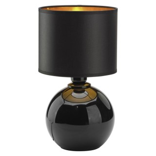 Veilleuse Palla 1 lumière – noir – en métal et verre – style moderne et chic