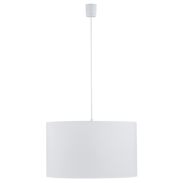 Suspension Rondo 1 lumière – blanc – en plastique – style scandinave