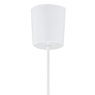 Suspension Rondo 1 lumière – blanc – en plastique – style scandinave