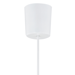 Suspension Rondo 1 lumière – blanc – en plastique – style scandinave