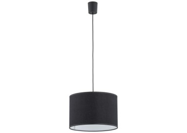 Suspension Rondo 1 lumière – noir – en plastique – style classique