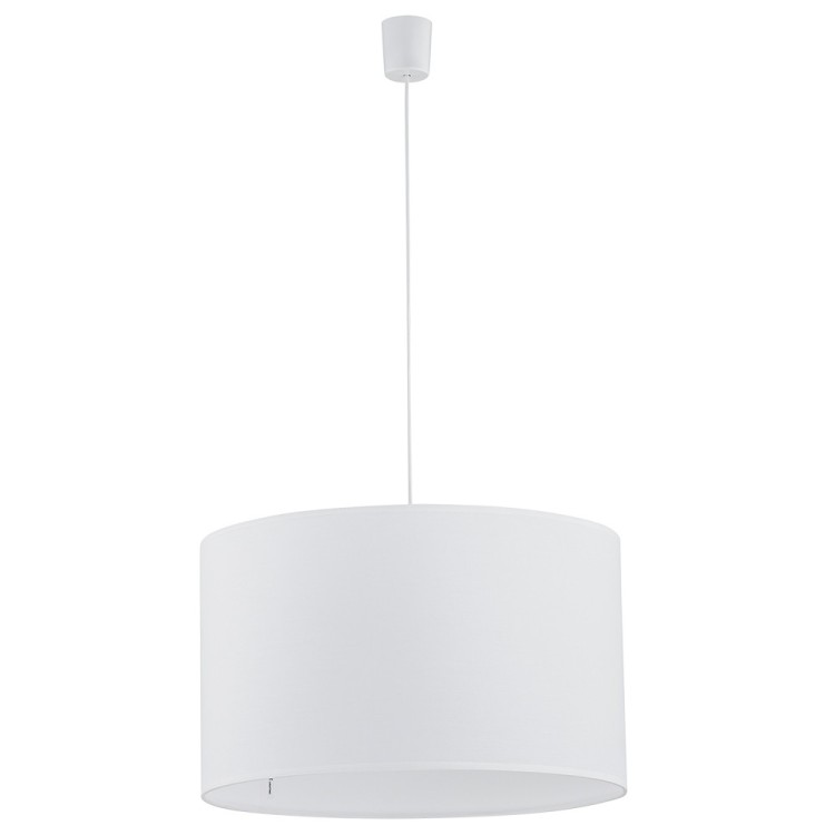 Suspension Rondo 3 lumières – blanc – en plastique – style scandinave
