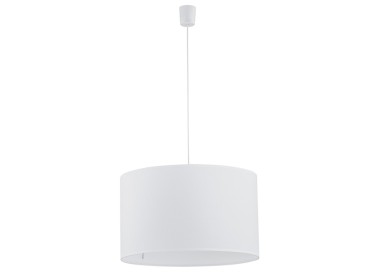 Suspension Rondo 3 lumières – blanc – en plastique – style scandinave
