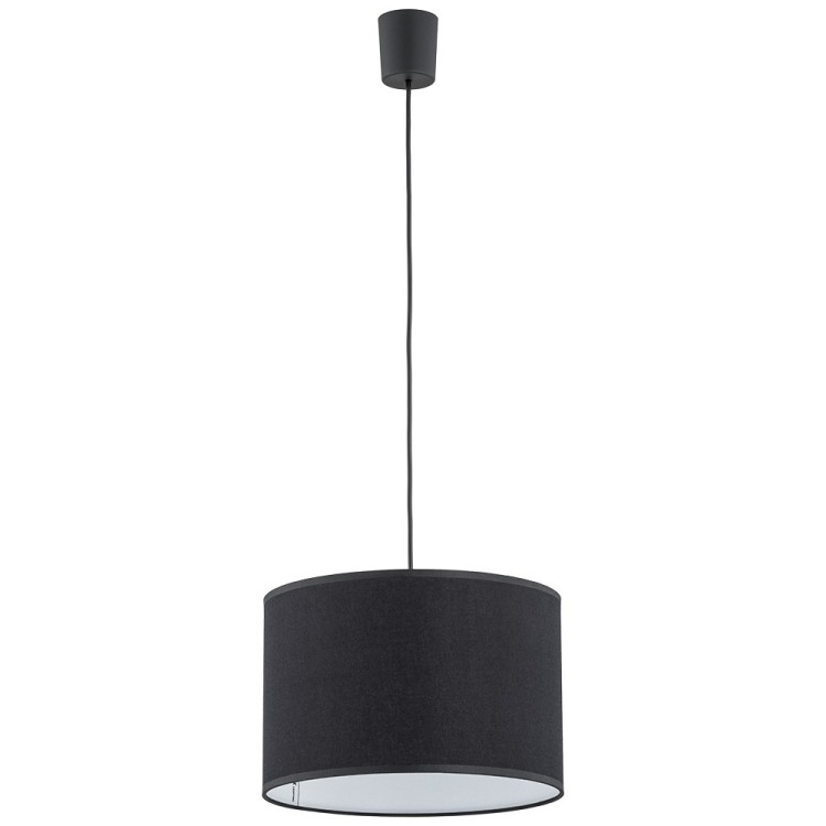 Suspension Rondo 3 lumières – noir – en plastique – style classique
