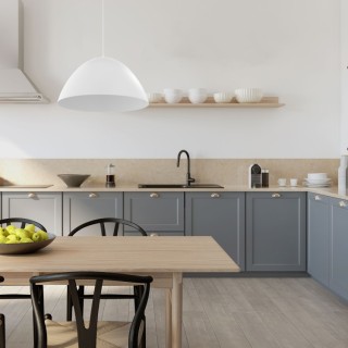 Suspension Faro 1 lumière – blanc – en métal – style moderne