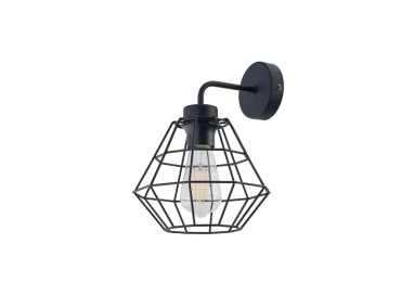 Lampe à poser Diamond 1 lumière – noir – en métal – style moderne et loft