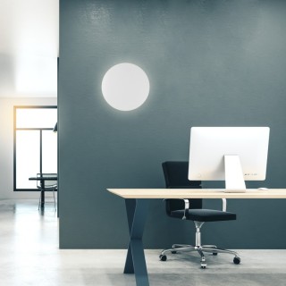 Applique murale Luna 4 lumières – blanc – en métal – style moderne et loft