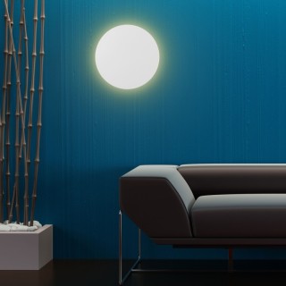 Applique murale Luna 4 lumières – blanc – en métal – style moderne et loft