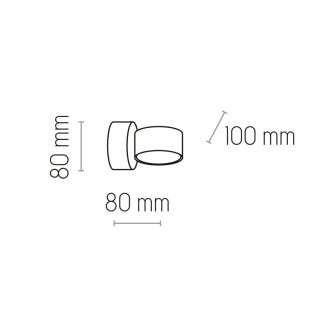 Applique murale Dallas 1 lumière – doré & noir – en métal – style moderne et élégant