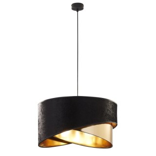 Suspension Tercino 3 lumières – noir – en métal – style moderne