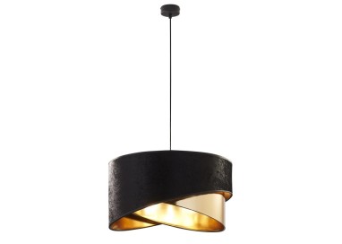 Suspension Tercino 3 lumières – noir – en métal – style moderne