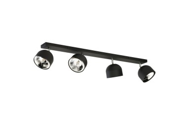 Plafonnier ALTEA noir - 4 ampoules