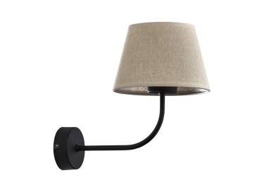 Lampe à poser Chicago 1 lumière – noir – en métal – style rustique