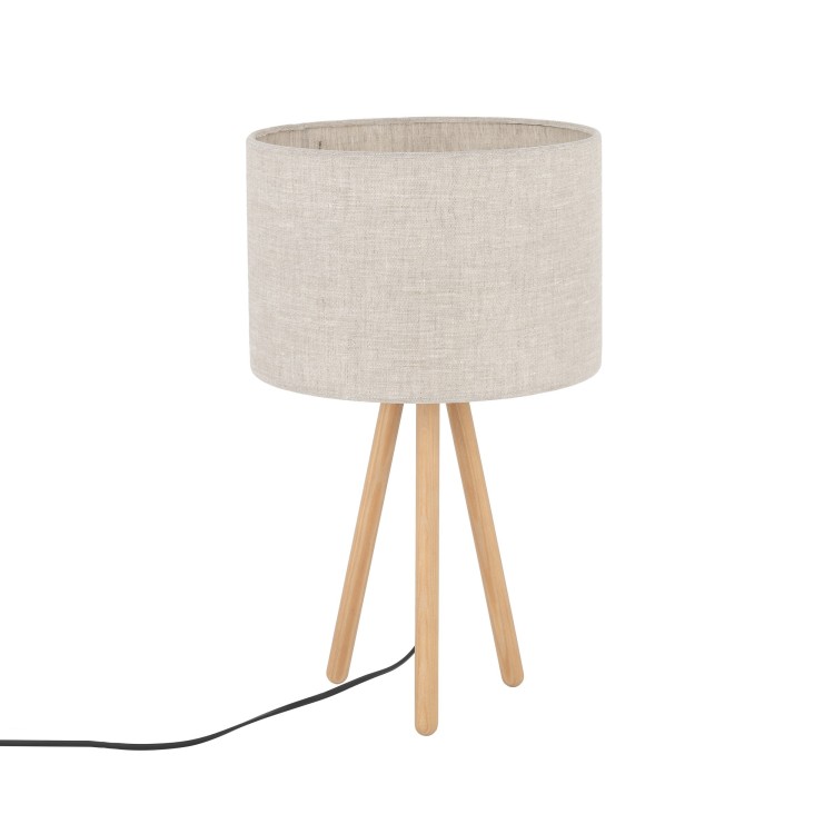 Veilleuse Tokyo 1 lumière – pin & noir – en métal et bois – style loft