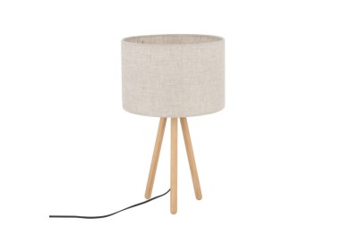 Veilleuse Tokyo 1 lumière – pin & noir – en métal et bois – style loft