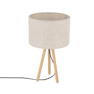 Veilleuse Tokyo 1 lumière – pin & noir – en métal et bois – style loft