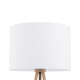 Lampadaire Tokyo 1 lumière – pin – en métal et bois – style scandinave
