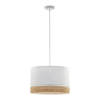 Suspension Paglia 1 lumière – blanc – en métal – style scandinave
