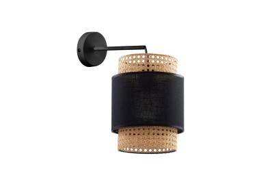 Applique murale Boho 1 lumière – noir – en métal – style scandinave