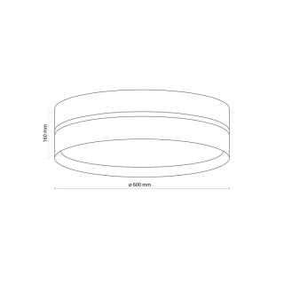 Plafonnier Linobianco 4 lumières – blanc – en métal – style scandinave