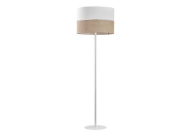 Lampadaire Linobianco 1 lumière – blanc – en métal – style scandinave