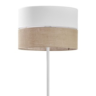Lampadaire Linobianco 1 lumière – blanc – en métal – style scandinave