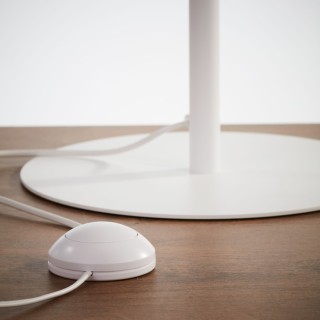 Lampadaire Linobianco 1 lumière – blanc – en métal – style scandinave