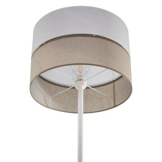 Lampadaire Linobianco 1 lumière – blanc – en métal – style scandinave