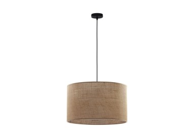 Suspension Juta 3 lumières – noir – en plastique – style scandinave