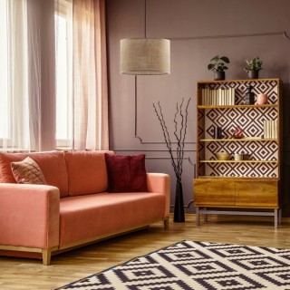 Suspension Juta 1 lumière – noir – en plastique – style scandinave