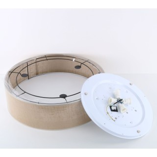 Plafonnier Juta 4 lumières – blanc – en métal – style scandinave