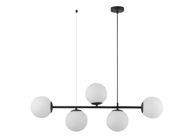 Suspension Celeste 5 lumières – noir – en métal – style moderne