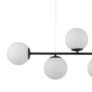 Suspension Celeste 5 lumières – noir – en métal – style moderne