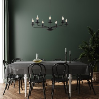 Suspension Limal – noir – en métal – style industriel