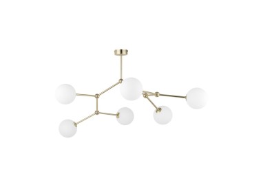 Plafonnier Fairy 6 lumières – doré – en métal – style moderne