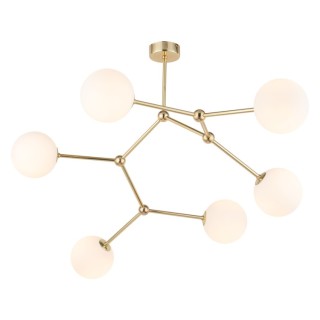 Plafonnier Fairy 6 lumières – doré – en métal – style moderne