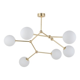 Plafonnier Fairy 6 lumières – doré – en métal – style moderne