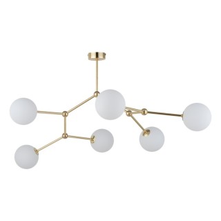 Plafonnier Fairy 6 lumières – doré – en métal – style moderne