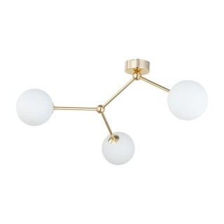 Plafonnier Fairy 3 lumières – doré – en métal – style moderne