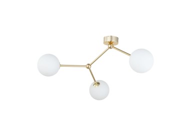 Plafonnier Fairy 3 lumières – doré – en métal – style moderne