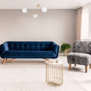 Plafonnier Fairy 3 lumières – doré – en métal – style moderne