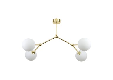 Suspension Fairy 4 lumières – doré – en métal – style moderne et chic