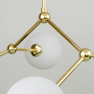 Suspension Fairy 4 lumières – doré – en métal – style moderne et chic