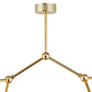 Suspension Fairy 4 lumières – doré – en métal – style moderne et chic