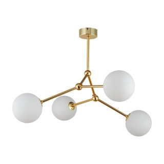 Suspension Fairy 4 lumières – doré – en métal – style moderne et chic