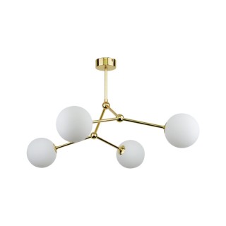 Suspension Fairy 4 lumières – doré – en métal – style moderne et chic