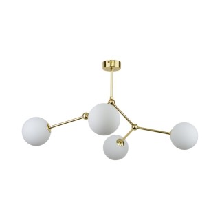 Suspension Fairy 4 lumières – doré – en métal – style moderne et chic