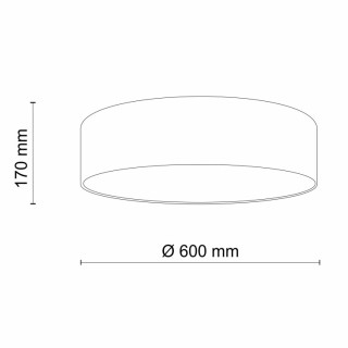 Plafonnier Earth 4 lumières – blanc – en métal – style loft